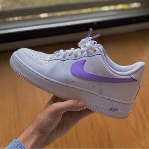 Nike Air Force 1 ‘07 Low White *CUSTOM* ‘Lilac’